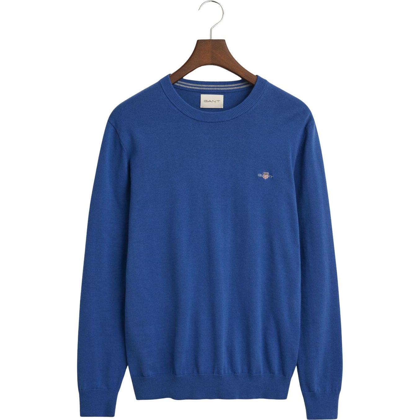 GANT, Herren, Pullover, Classic, Blau, (L)