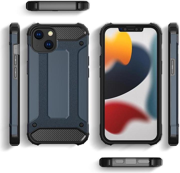 Actual product image Hurtel Hybrid Armor case iPhone 14 Plus armoured hybrid case black (Apple iPhone 14 Plus)