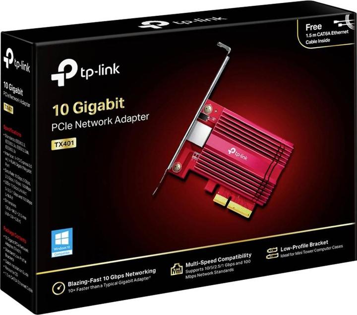 Actual product image TP-Link TX401 (PCI-E x4)