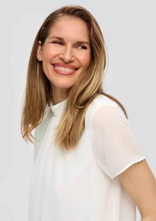 Immagine prodotto s.Oliver Bluse Hochgeschlossene Chiffonbluse (46)