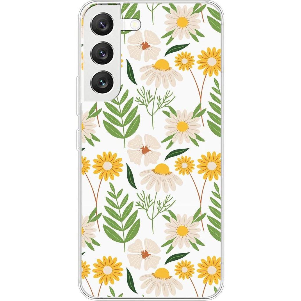 König Design Hülle Handy Schutz für Samsung Galaxy S22 5G Case Cover Tasche Bumper Etuis TPU (Samsung Galaxy S22 5G), Sm...