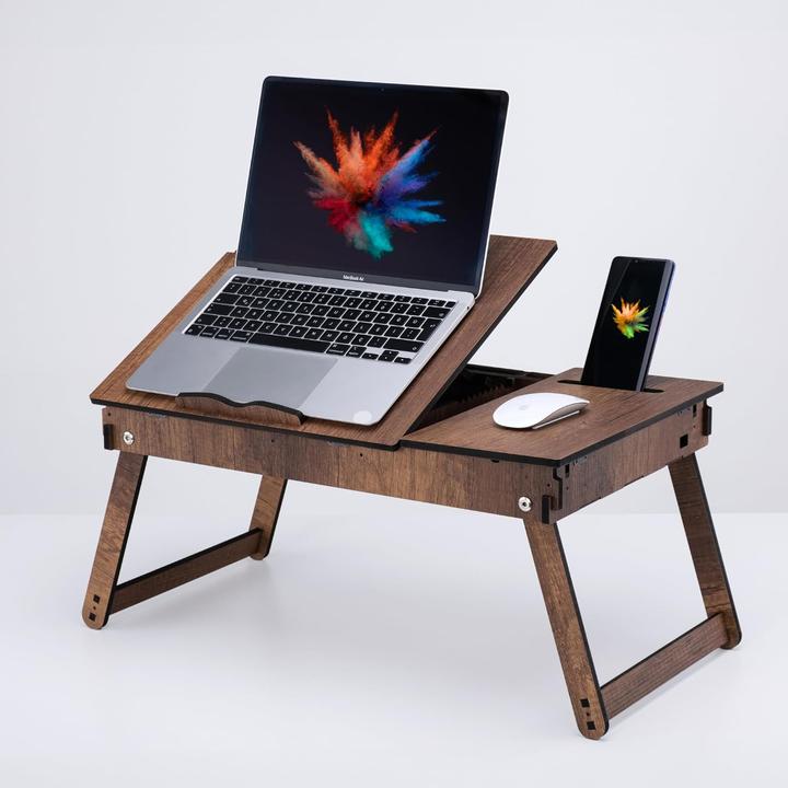 Produktbild Vigo Wood Verstellbarer Laptoptisch mit Stauraum