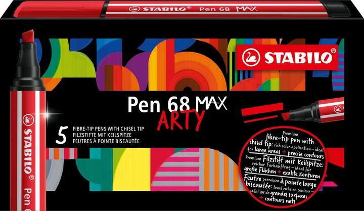 Actual product image STABILO Pen 68 MAX (Sienna, 5 x)