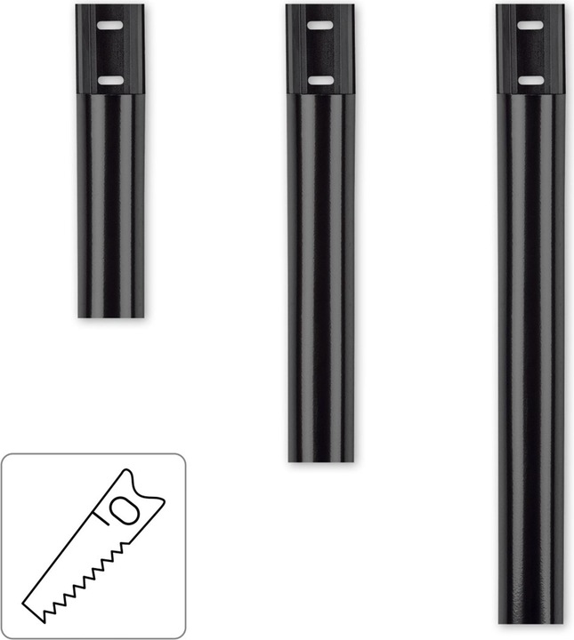 Actual product image Hama Aluminium cable duct, half round (Duct, 110 cm)