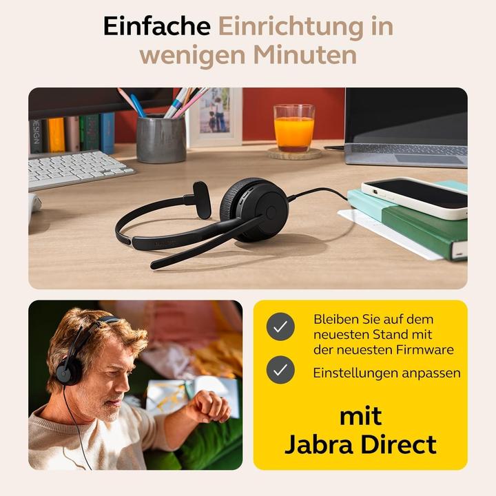 Produktbild Jabra Evolve2 50 (USB-A, Microsoft Teams)