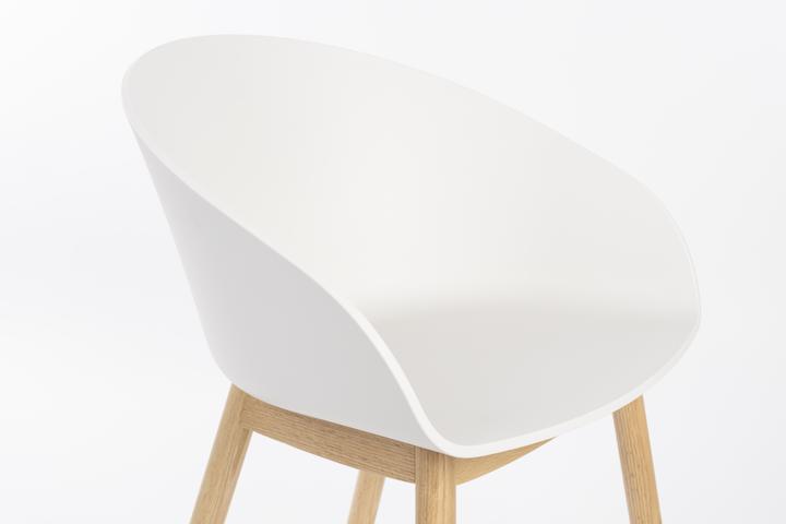 Produktbild Zuiver Void Armchair Oak Milk White
