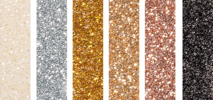 Image du produit VBS Bio-Glitter Mini Farbmix, 6 Farben à 2g