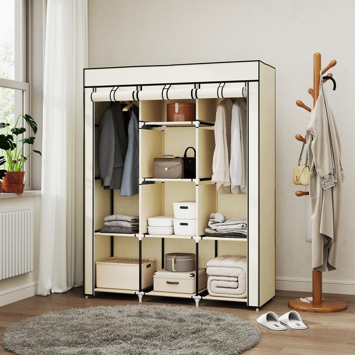 Image du produit Homcom Armoire en tissu (125 x 43 x 162,5 cm)
