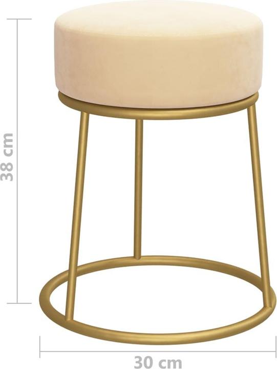 Actual product image vidaXL Stool