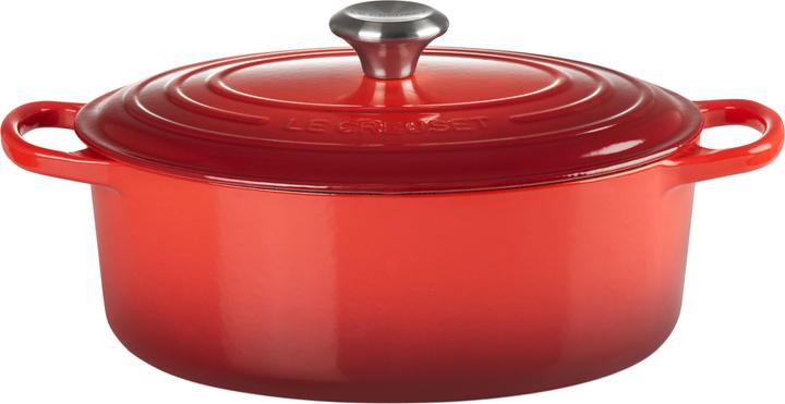 Le Creuset Signature (27 cm, Bräter + Schmortopf, Gusseisen)