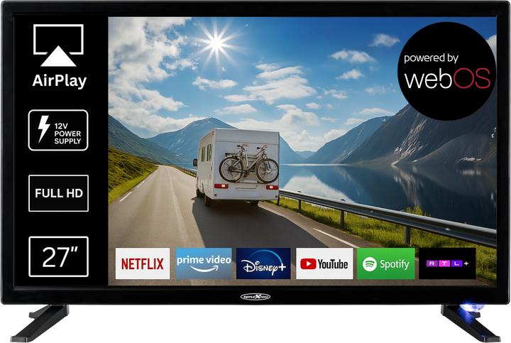 Produktbild Reflexion LDD27iBT 27 Zoll Full HD Smart TV mit DVD-Player und LG webOSHub, Wohnwagen/Wohnmobil/Camp (27", LED, Full HD)