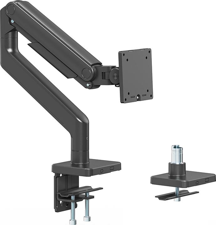 Immagine prodotto Manhattan Supporto da scrivania con molla meccanica e capacità di carico particolarmente elevata per un (Tavolo, 49", 20 kg)