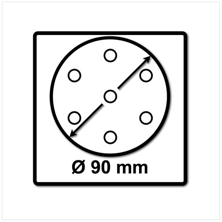 Produktbild Festool Schleifscheibe STF D90/6 P150 GR/100 (P150)