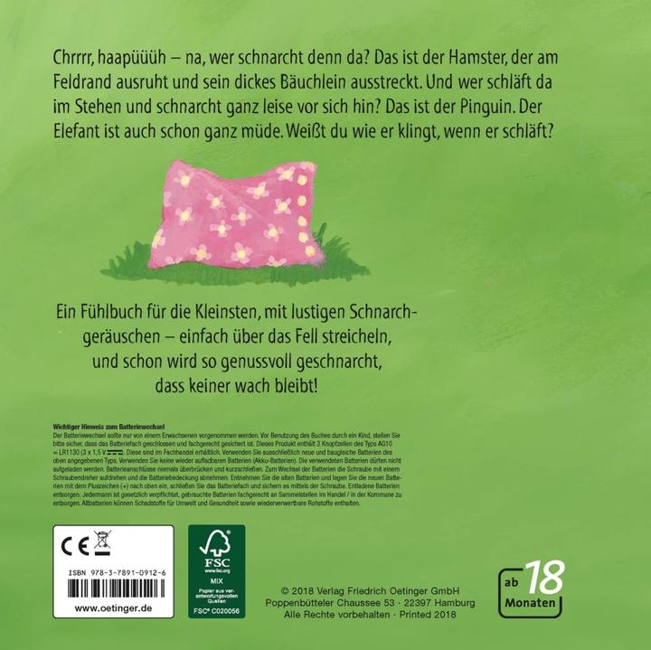 Image du produit Caresse-moi et je vais ronfler! (Allemand, Frauke Weldin, Susan Niessen, 2018)
