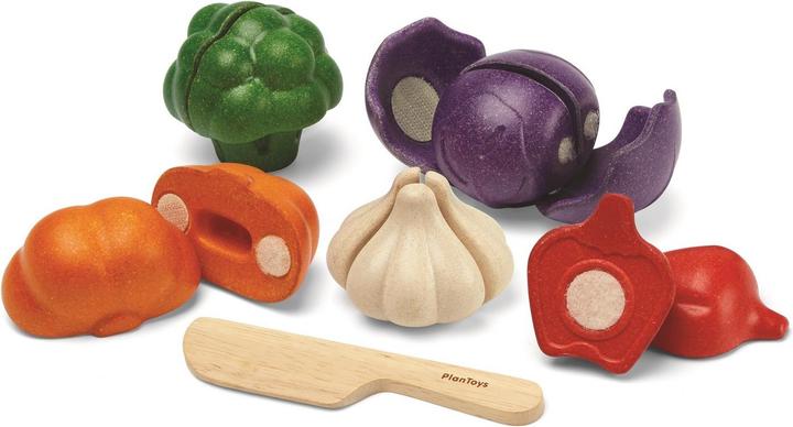 Actual product image Plantoys 5-coloured vegetable set