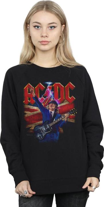 Immagine prodotto AC/DC Angus Union Flag Lightning Felpa Donna (M)