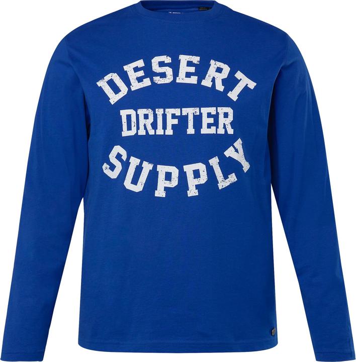 Actual product image JP1880 Long-sleeve top, embroidery, round neck, up to 8 XL (4XL)