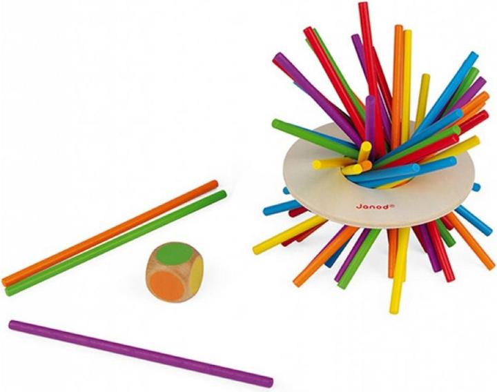 Image du produit Janod Bâtons de folie (Allemand, Espagnol, Français, Néerlandais, Italien, Anglais)