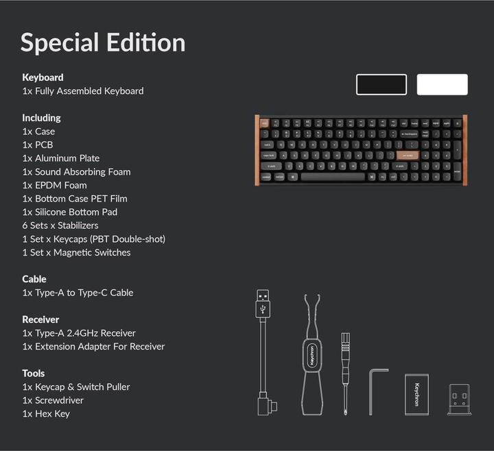 Actual product image Keychron K4 HE (US, Wireless, Cable)