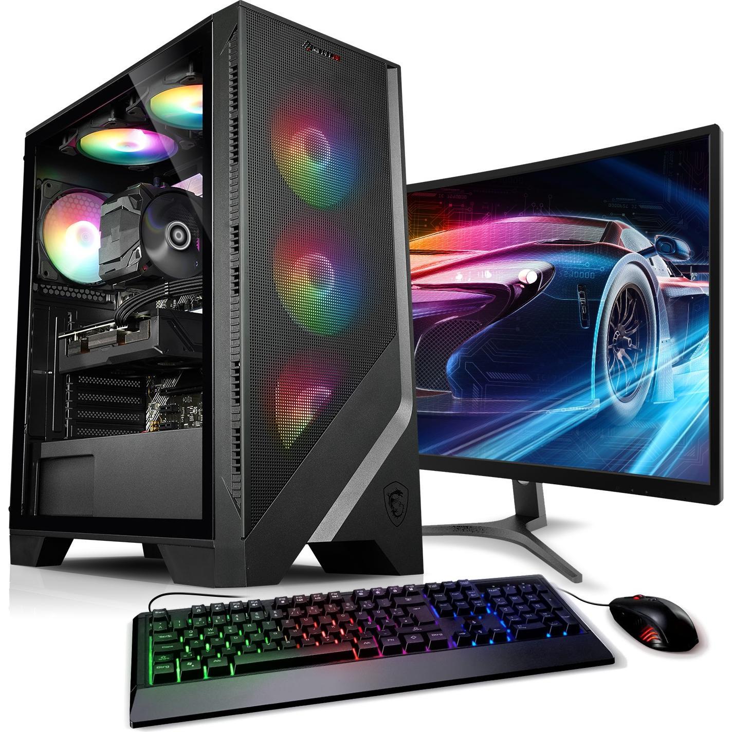 Kiebel Cobra V (AMD Ryzen 5 5500, 32 GB, 2000 GB, GeForce RTX 3050), PC, Schwarz