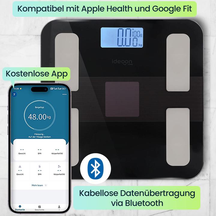 Image du produit Ideoon Solar Körperfettwaage (180 kg)