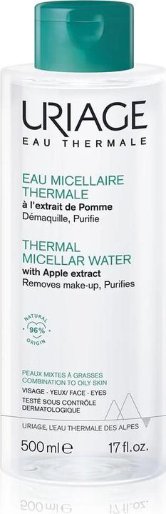 Actual product image Uriage Eau Thermale Thermal Micellar Water Purifies Micellar Water Unisex 500 ml (Facial cleansing wipes, 500 ml)