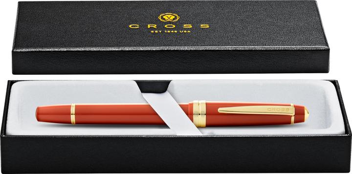 Image du produit Cross Roller Bailey Light Ambre avec pièces en or, Fine, en boîte cadeau (Or, Ambre, 1 x)