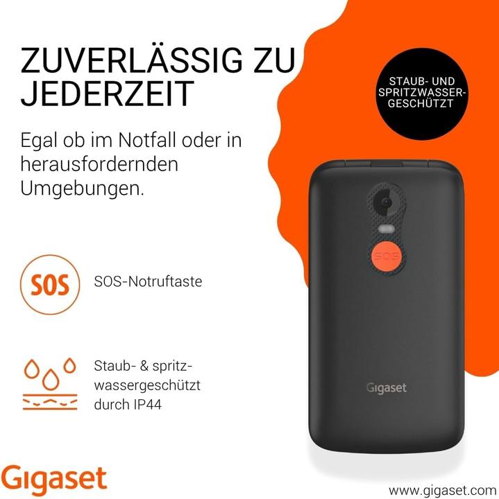 Actual product image Gigaset GL595 black (2.80", 0.30 Mpx)