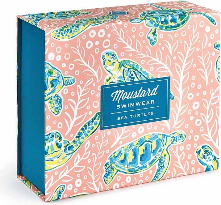 Immagine prodotto Moustard Pantaloncini da bagno a forma di tartarughe marine (XL)