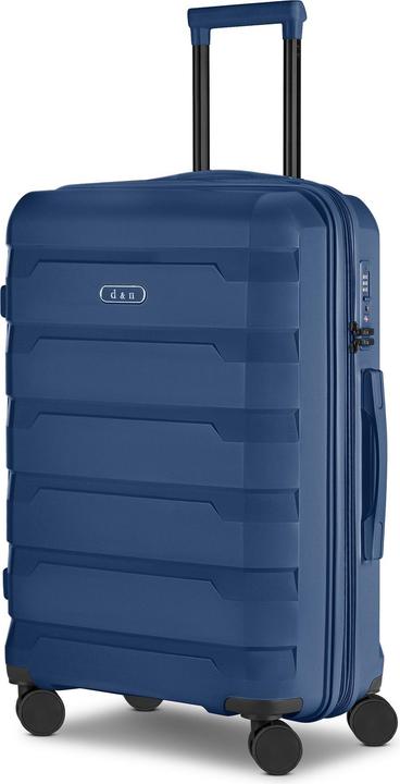 Produktbild D&N South Dakota 4 Rollen Trolley M 66 cm mit Dehnfalte (62 l)