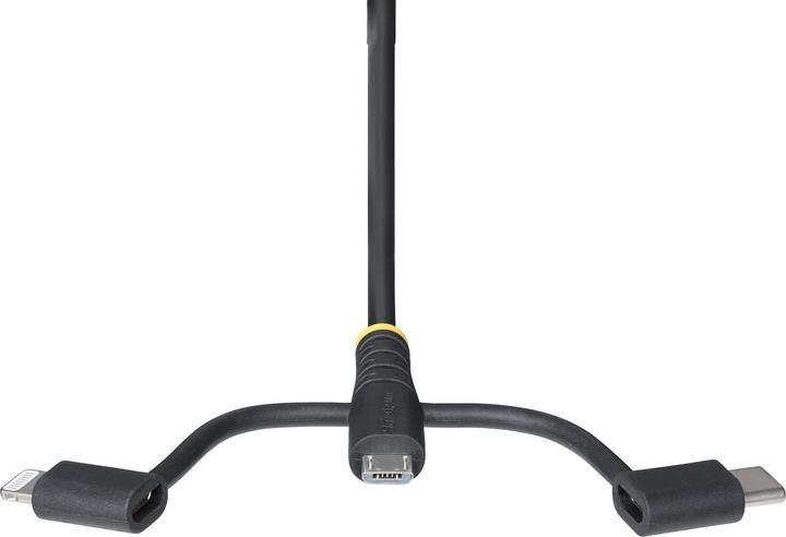 Actual product image StarTech Cable USB 3in1 Multi Charging 1m (1 m, USB 2.0, 15 W)