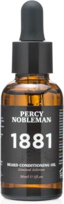 Actual product image Percy Nobleman 1881 Beard Conditioning Oil and Age Defence Moisturiser with Vitamin C (30 ml)