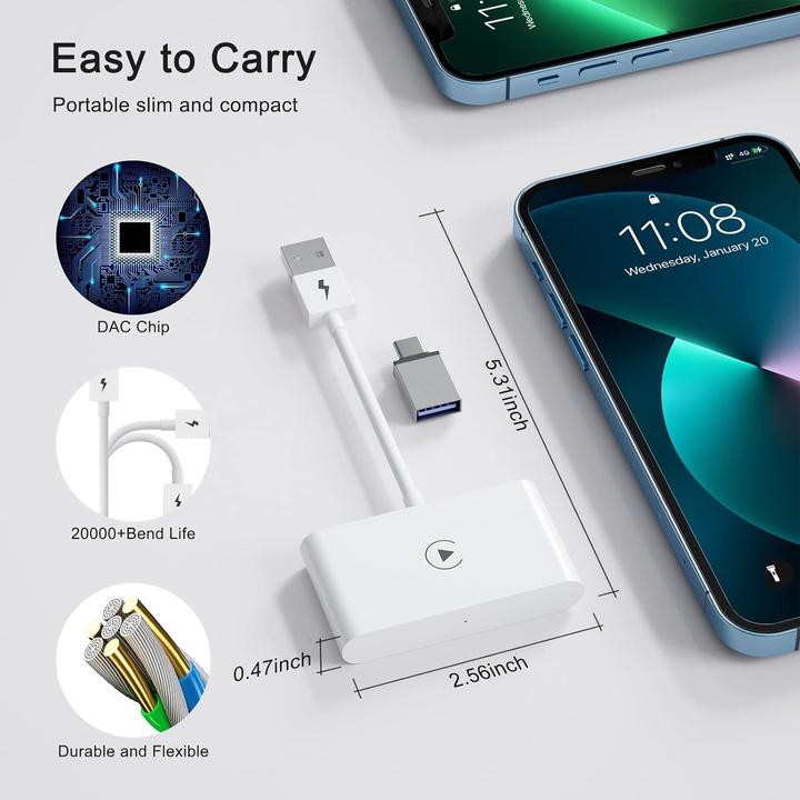 Image du produit Akcord Adaptateur CarPlay sans fil