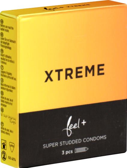 Produktbild Feel Xtreme» 3 extrem genoppte Kondome mit innovativer Supernoppen-Struktur (3 Stk.)