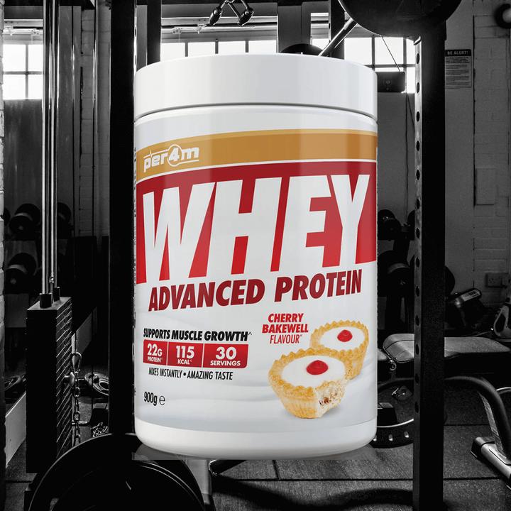 Produktbild Per4m Whey Advanced Protein (900 g, Kirsche, Mandel)