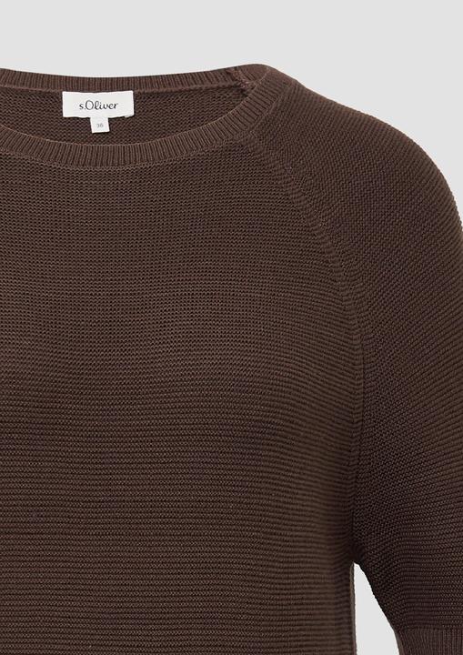 Produktbild S.Oliver Strickpullover Kurzarm-Strickpullover aus Baumwollmix (38)