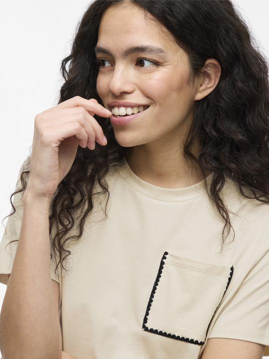 Immagine prodotto Vila VIALBIA Rundhals Oberteil mit kurzen Ärmeln (L)