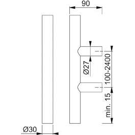 Thumbnail - Magni, Möbelgriff, Format 4012789771268 – bñgelgriffe5011 F69 1000 800 2 bs-1502