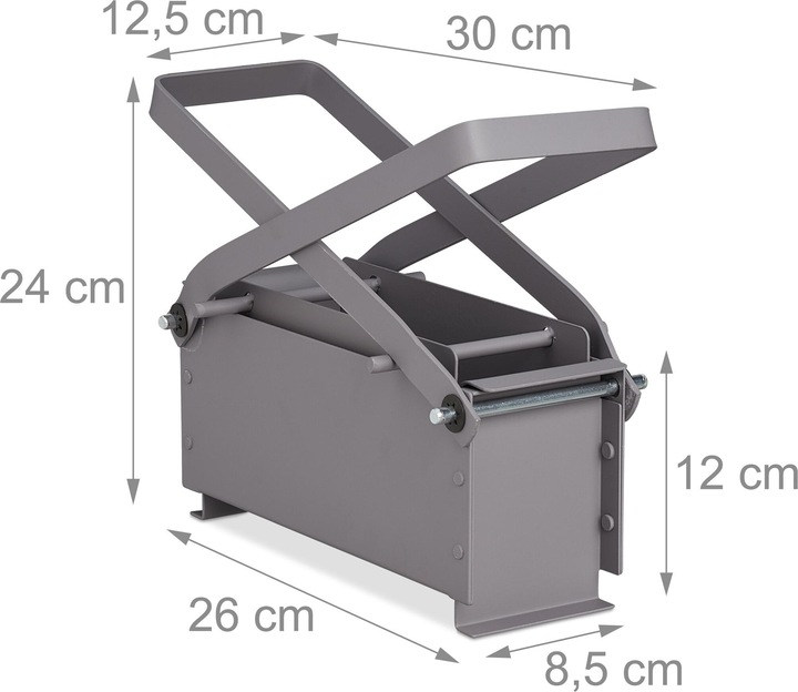 Actual product image Relaxdays Paper briquette press
