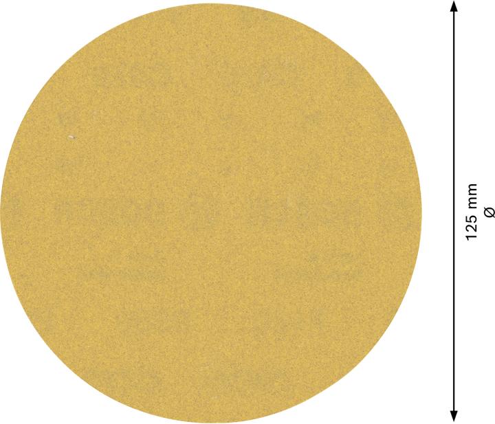 Image du produit Bosch Professional Zubehör Papier abrasif Expert C470 sans trous pour meuleuses d'angle et perceuses, 125 mm, G 180, 50 pcs. (180)