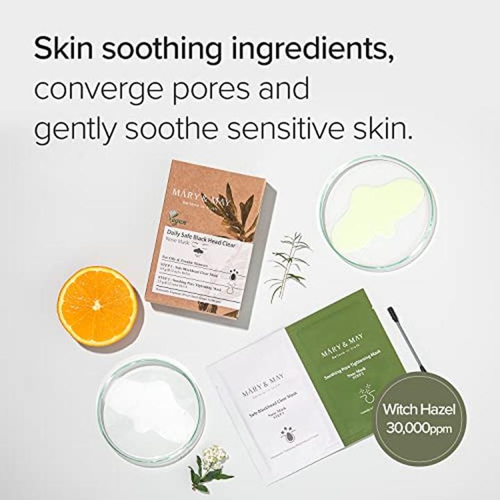 Produktbild Mary&May MARY & MAY - Daily Head Clear Nose Mask 10 pcs