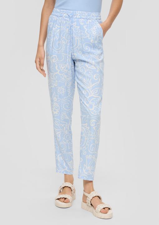 Produktbild S.Oliver Hose Jogpants aus Viskose mit All-over-Print (36)