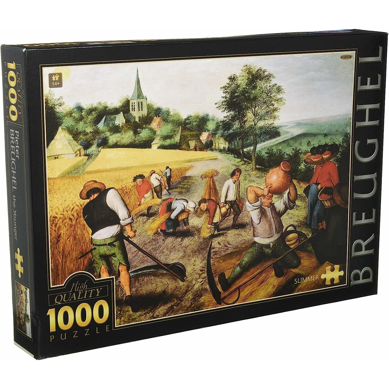 Thumbnail - D-Toys Puzzle 1000 Brueghel, Keturi metų laikai - Pavasaris (1000 Teile)