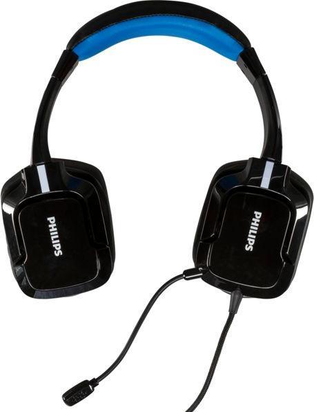 Actual product image Philips Cuffia C/Microfono USB Gaming Dirac Tagh401bl/00 3d Profession. (Cable)
