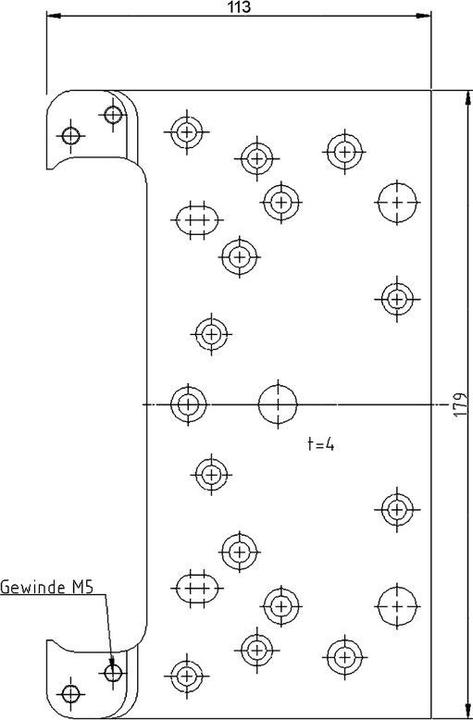 Actual product image Basys SI-Blech DX 1 -100 Futterblech zu DX60/1