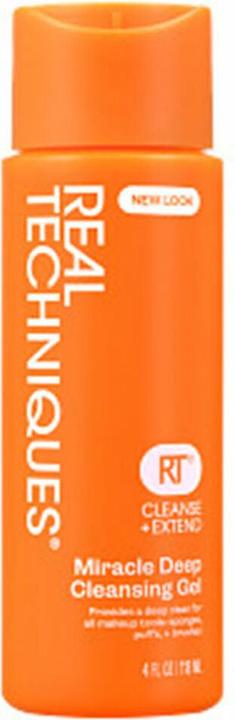 Immagine prodotto Real Techniques Gel detergente per pennelli da trucco e shampoo detergente per spugne di bellezza 118ml 8 fl oz (118 ml)