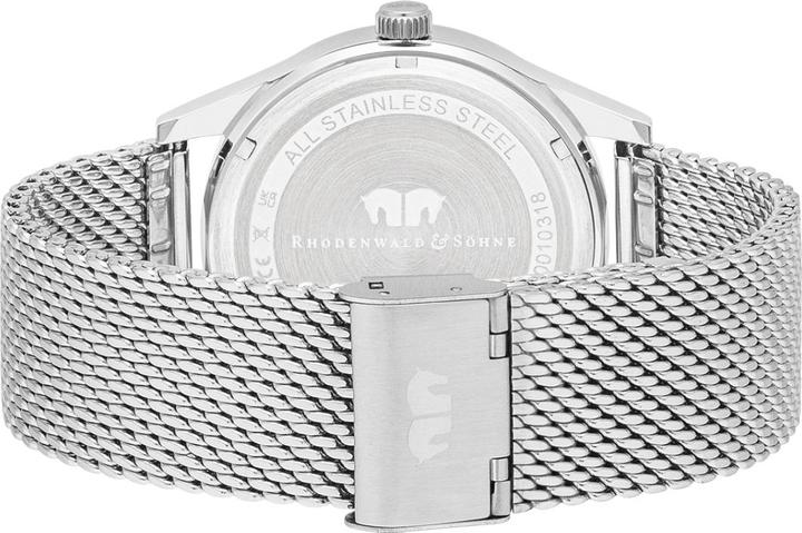Immagine prodotto Orologio al quarzo da uomo vintage in acciaio inox argento - 16436 (Cronografo, 43 mm)