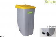Produktbild Denox Recyclingbehälter 85l. geschlossen gelb d (85 l)