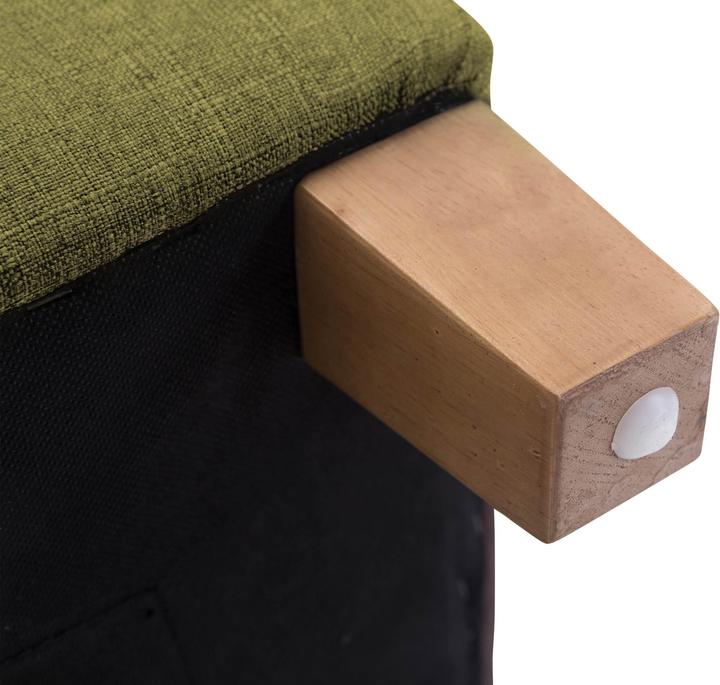 Actual product image Swisshandel24 Stool Pharaoh, antique-light, green