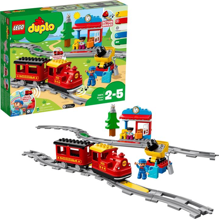 Produktbild LEGO Dampfeisenbahn (10874)